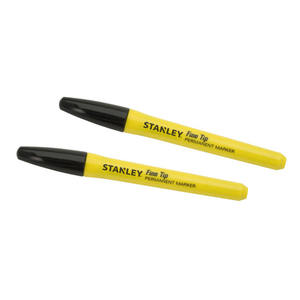 Marcadores Permanentes de Punta Fina Stanley, Amarillos, Paquete de 2 - Product Image 1