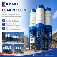 Silo Verticale per Polvere di Cemento con Collettore di Polveri per Stoccaggio Materiali da Costruzione