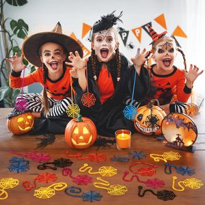 Juguete de telaraña elástica y pegajosa de colores, juguete flexible de TPR para escalar paredes, para niños, recuerdo de fiesta de Halloween o cumpleaños - Product Image 2