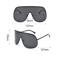 Lunettes de soleil unisexes tendance, à monture intégrale, de haute qualité, personnalisées, à la mode, à la mode sur internet, avec protection UV400, pour les vacances