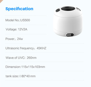 Conception fendue haut de gamme étanche 180. Nettoyeur à ultrasons dentaire à capteur Hall de fenêtre rotative - Product Image 4