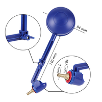 Vanne à flotteur miniature réglable de 7 mm en plastique pour aquarium, interrupteur de sécurité de contrôle pour la remplissage de réservoirs et tours d'eau