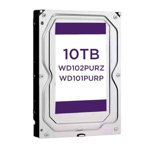 ฮาร์ดดิสก์ภายในสำหรับกล้องวงจรปิดขนาด 3.5 นิ้ว ความจุ 10TB ความเร็ว 7200RPM แคช 256MB รุ่น WD102PURZ WD101PURP - Product Image 1