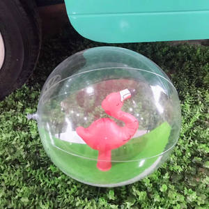 Fabrikneues Design: Maßgefertigter PVC-aufblasbarer 3D-Strandball mit Fisch im Inneren - Product Image 4