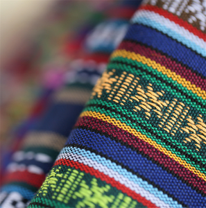 Жаккардовая ткань для женской юбки с узором в полоску, хлопковая Смешанная Цветочная жаккардовая ткань - Product Image 1