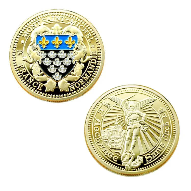 Moneda de Francia Normandie, monedas de Francia, el Santo de Francia