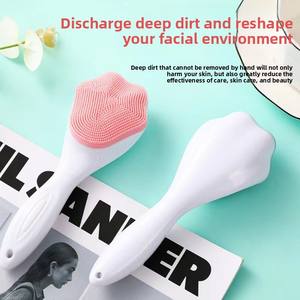 Nuevo Cepillo Manual de Silicona para Limpieza Facial con Mango de Garra de Gato, Cepillo para Limpieza y Exfoliación de la Piel - Product Image 5