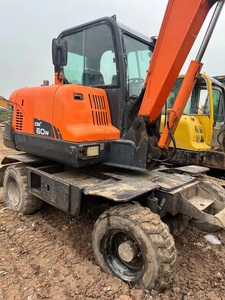 South Korea Doosan DX60W-9C Wheeled <b>Second</b>-<b>hand</b> Excavator, Road Mobile Machinery, High Cost Performance - Product Image 2