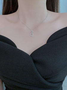 Xinfly 2026 Nuevo Colgante de Lujo con Número 8 en Oro de 18K y Diamantes Naturales, Joyería Fina de Moda para Mujer, Colgante para Bodas y Fiestas - Product Image 6