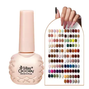 Nueva tendencia, esmalte de uñas de Gel UV orgánico para manicura con logotipo personalizado, esmalte de uñas con purpurina, venta al por mayor, suministros de Gel UV para remojo, esmalte de uñas