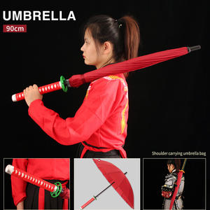 Tictok acier <span class=keywords><strong>Ninja</strong></span> lame Anime Kamado Tanjirou chine Anime gros samouraï épée démon tueur mariage parapluie décoration - Product Image 3