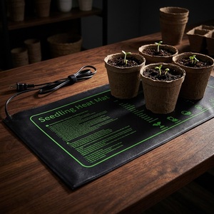 Alfombrilla térmica para plántulas de 10x20 pulgadas, almohadilla térmica enchufable para el crecimiento de plantas, germinación en interiores, material Oxford, estilo sencillo - Product Image 6