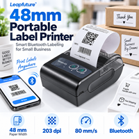 Leapfuture Printer Stiker Tanpa Tinta USB 2-Inch Baru 2-in-1 Printer Label Thermal Tersedia di Stok