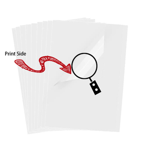 Papier Décalcomanie A4 KE Transparent Blanc <span class=keywords><strong>Infusible</strong></span> pour Impression Numérique sans Découpe, Transfert à l'Eau, Logo Personnalisé, Vente en Gros Usine - Product Image 4