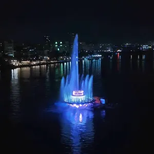 Egypt 100 метр Jet Grand Nile фонтан 3D качели музыкальное водное шоу в реке