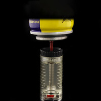 Briquet gonflable à feu fixe transparent allume-cigare rechargeable au gaz butane flamme nue