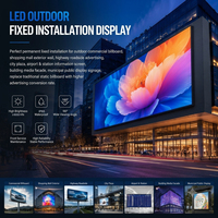 Écran LED publicitaire extérieur Jode P4 P5 P6 P8, mur vidéo LED, affichage 3D à l'œil nu, écran LED pour bâtiment extérieur public