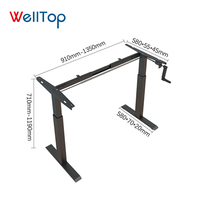 Mobilier de bureau Bureau Automatique Réglable Hauteur Moteur Assis Ordinateur Bureau Table De Travail Cadre Ergonomique Électrique Bureau Debout