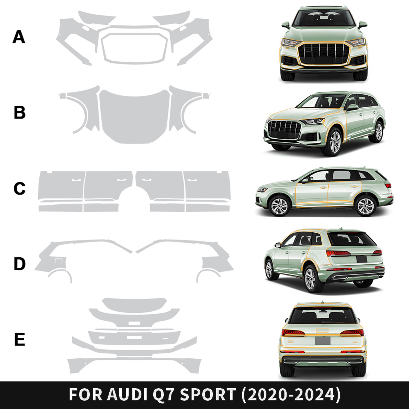 1set mat transparent