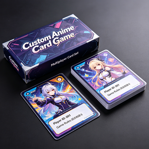 Fabricant <span class=keywords><strong>de</strong></span> <span class=keywords><strong>jeux</strong></span> <span class=keywords><strong>de</strong></span> <span class=keywords><strong>cartes</strong></span> d'anime personnalisés, <span class=keywords><strong>cartes</strong></span> <span class=keywords><strong>de</strong></span> jeu multijoueur personnalisées, <span class=keywords><strong>cartes</strong></span> <span class=keywords><strong>de</strong></span> jeu laminées recto-verso à haute transparence avec boîte cadeau - Product Image 2