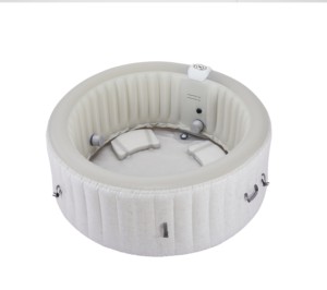 Nouvelle conception de spa <span class=keywords><strong>gonflable</strong></span> extérieur blanc, <span class=keywords><strong>jacuzzi</strong></span> à jets d'air pour 2 à 4 personnes - Product Image 1