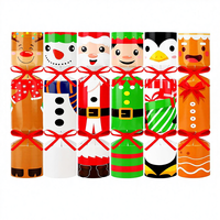 DPKOW Lot de 12 crackers de Noël et boîtes cadeaux DIY sans papier avec ruban - Friandises et cadeaux de fête en provenance de Chine