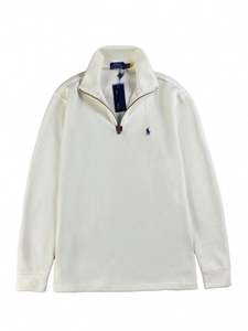 <span class=keywords><strong>Felpa</strong></span> a Collo Alto Lavorata a Maglia a Maniche Lunghe per Uomo, <span class=keywords><strong>Felpa</strong></span> con Mezza Zip Vestibilità Ampia per Donna - Product Image 6