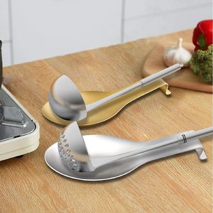 Supporto per Utensili in Acciaio Inox, Poggia Cucchiaio, Spatola e Mestolo con Costruzione Resistente - Product Image 5