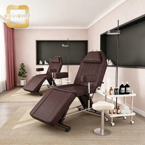 Cama Facial <span class=keywords><strong>de</strong></span> Cuero <span class=keywords><strong>de</strong></span> Alta Gama con Función Bloqueable y Ajuste <span class=keywords><strong>de</strong></span> Brazos, Ideal para Salones <span class=keywords><strong>de</strong></span> Belleza y Centros <span class=keywords><strong>de</strong></span> Tratamientos Estéticos - Product Image 3