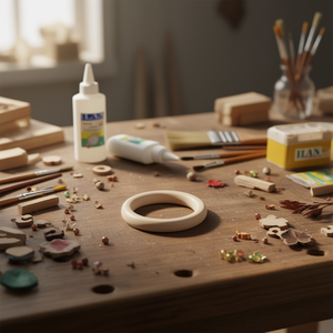 Anello in legno ILAN 120 mm per artigianato e decorazioni - Product Image 2