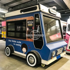 Chariot de nourriture mobile, kiosque, camion de nourriture pour hot-dogs, hamburgers, glaces, remorque pour la vente de nourriture de rue et les événements - Product Image 3