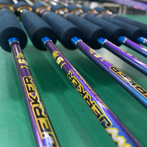 Listo para enviar 1,5 Sección Taray Alto carbono <span class=keywords><strong>Fuji</strong></span> Sic Guía superior <span class=keywords><strong>Alconite</strong></span> Guides <span class=keywords><strong>Fuji</strong></span> Parts Slow Pitch Jigging Rod Caña de pescar - Product Image 2