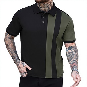 Camisa de Golf para Hombre, Nueva, 100% Algodón Tejido, Tela Suave Tipo Peach, Informal, para Negocios, Secado Rápido, para Vacaciones - Product Image 1