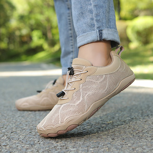 Men <b>Hiking</b> Shoes Thick Sole Low Heel Outdoor Trekking Climbing Running River Tracing Elastic Band A23 - Product Image 3