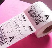 Étiquettes autocollantes personnalisées écologiques en papier avec code-barres, logo imprimé, découpe sur mesure, impression en feuille ou en rouleau, emballage, faible MOQ