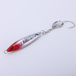 Leurre japonais <span class=keywords><strong>de</strong></span> pêche en eau salée avec <span class=keywords><strong>lame</strong></span> <span class=keywords><strong>de</strong></span> gabarit métallique nouveau 30g 40g 60g 80g Shore Casting Slow Pitch Jigging Spoon <span class=keywords><strong>PVC</strong></span> Minnow Lure Lake - Product Image 5