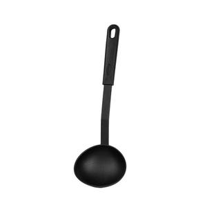 L'outil de <span class=keywords><strong>cuisine</strong></span> <span class=keywords><strong>indispensable</strong></span> est la cuillère à spaghetti ergonomique noire à long manche pour la cuisson des pâtes - Product Image 2