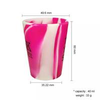 Ensemble de verres à shot en silicone réutilisables incassables de 40 ml pour les spiritueux forts, sans BPA, non toxiques, avec différentes couleurs