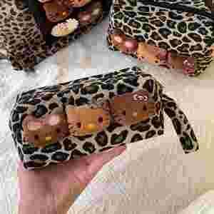 Sac de toilette mignon à imprimé chat pour femmes, organiseur de maquillage de voyage, pochette zippée en polyester, sac de rangement portable pour articles de toilette, logo personnalisé OEM - Product Image 3