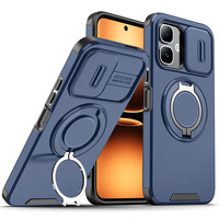 Étui pour Infinix Note 50 Pro & Lingke 60i/Smart 20PC/Hot 60 Pro 4G, coque de téléphone antichoc avec anneau rotatif