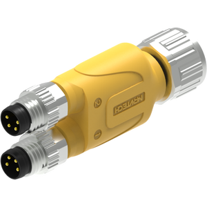 IP67 M12 M8 Y сплиттер водонепроницаемый разъем производитель M12 M8 2-филиал компактный разветвитель IP67 мужской женский Куртка из искусственной кожи - Product Image 4