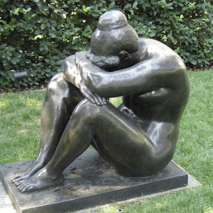 Công Cộng Hình Đồ Trang Trí Vườn Tốt Nhất Bán Brass Làm Bằng Tay Người Đàn Ông Cơ Bắp Điêu Khắc - Product Image 6