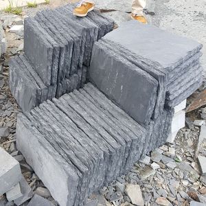 Thiết Kế Hiện Đại Tự Nhiên Slate Đen Quảng Trường Vườn Bước Đá Trong Nhà Ngoài Trời Kết Thúc Thô Cho Công Viên Sân Bãi Cỏ Đoạn - Product Image 4