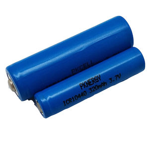 Baterai Ion <span class=keywords><strong>Lithium</strong></span> 3.7V 10440, Baterai Li-ion Mini Silinder Dapat Diisi Ulang Sel Tunggal - Product Image 4