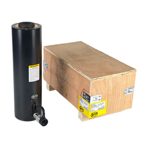 Heavy Duty Single Acting Hollow Plunger Aluminum Hydraulic Cylinder Matching <b>Electric</b> Hand Pump Manual Labor - Product Image 2