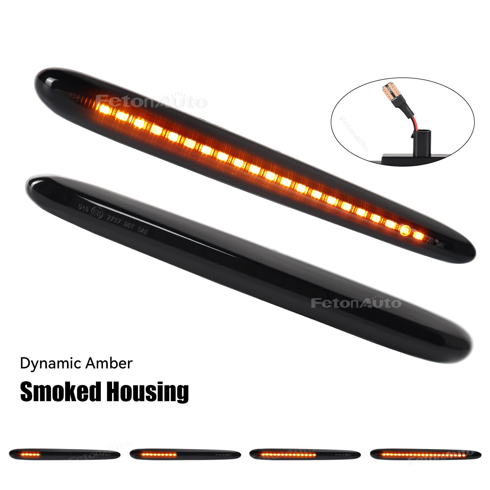 2ชิ้นควันอำพันแบบไดนามิก-ปกติ