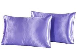 ปลอกหมอนผ้าซาตินสำหรับผมและผิวหนัง ชุด 2 ชิ้น ปลอกหมอนผ้าซาตินเนื้อนุ่มแบบมาตรฐาน พร้อมซองจดหมาย - Product Image 4