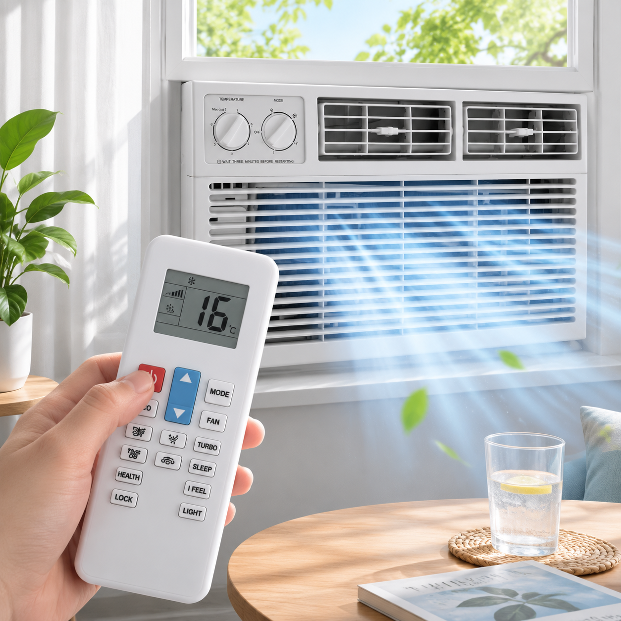 Best-selling Electric 12000BTU 115V 60Hz <strong>Smart</strong> Cooling Only <strong>Window</strong> <strong>AC</strong> with Remote EER 8.6-12 for Hotel & Household Use
