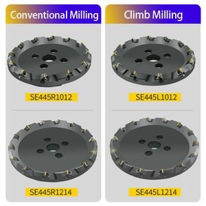 Tête de coupe boulochage de précision à 45 ° SEEN1203 disque de fraise à <span class=keywords><strong>face</strong></span> lame JN 45 degrés 445 fraisage à <span class=keywords><strong>face</strong></span> indexable - Product Image 6