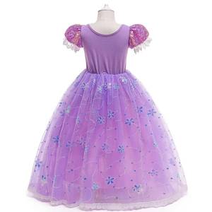 Collier et bague Rapunzel pour filles HP avec couronne pour fête d'anniversaire, Halloween, Noël, spectacle, déguisement de princesse - Product Image 2